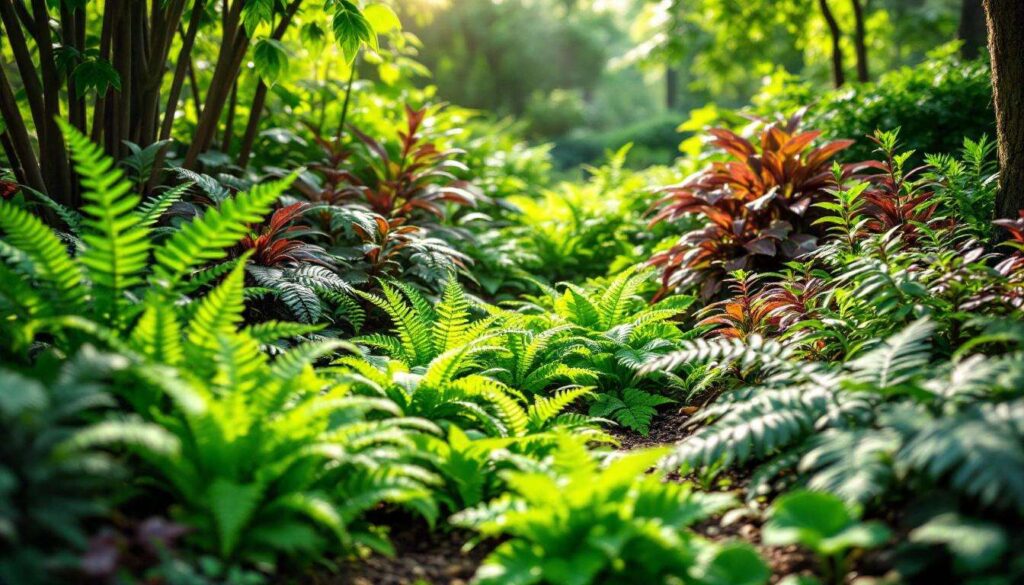 Blühende Bodendecker: Der Trick, um einen Farn- und Hosta-Garten zu verschönern, ohne ihn zu ersticken