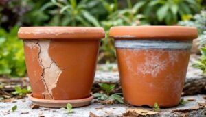 Pflanzgefäße aus Ton: Warum sie im Frost platzen und wie Sie das verhindern