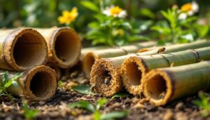 Nisthilfen für Wildbienen: Warum Bambusröhrchen besser sind als Lochziegel