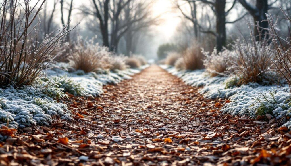 Gartenweg aus Rindenmulch: Warum der Spätwinter der beste Zeitpunkt zum Anlegen ist