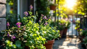 Laut einem Stadtgärtner reicht ein Quadratmeter Balkon um das ganze Jahr über frische Kräuter zu ernten