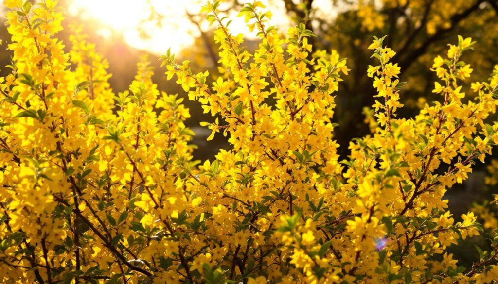 Warum man Forsythien niemals im Frühjahr schneiden sollte wenn man Blüten sehen will