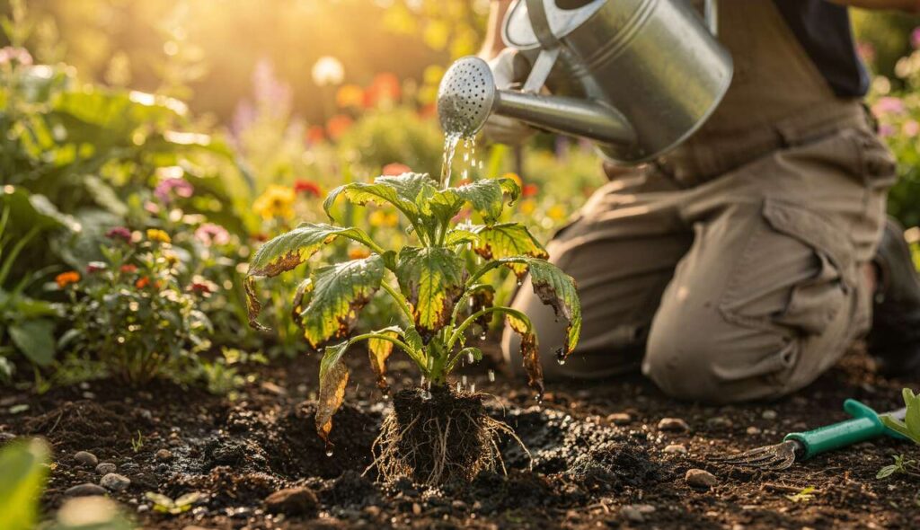 Der Fehler bei der Bewässerung mit kaltem Leitungswasser der empfindliche Wurzeln im Sommer schockt
