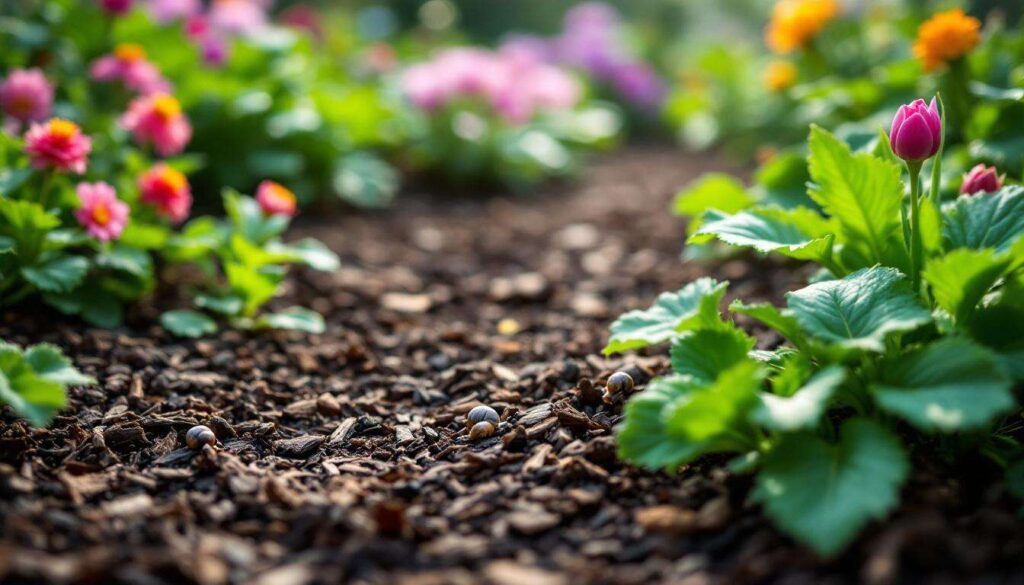 Der Fehler mit dem Mulch im Frühjahr der Schnecken geradezu einlädt statt sie fernzuhalten